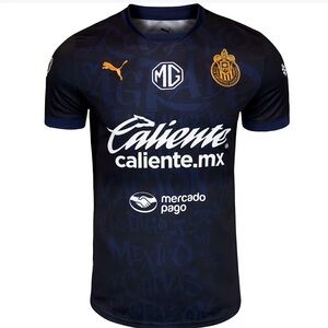 Puma Black and Gold Soccer Jersey